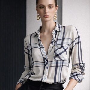 Rails Button Down Rayon Shirt